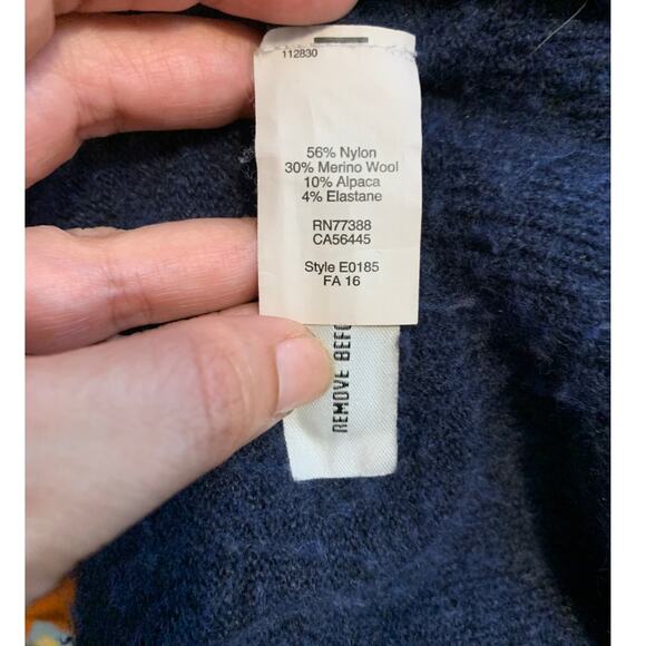 Madewell blue knit open front cardigan sweater size XS - Picture 4 of 10